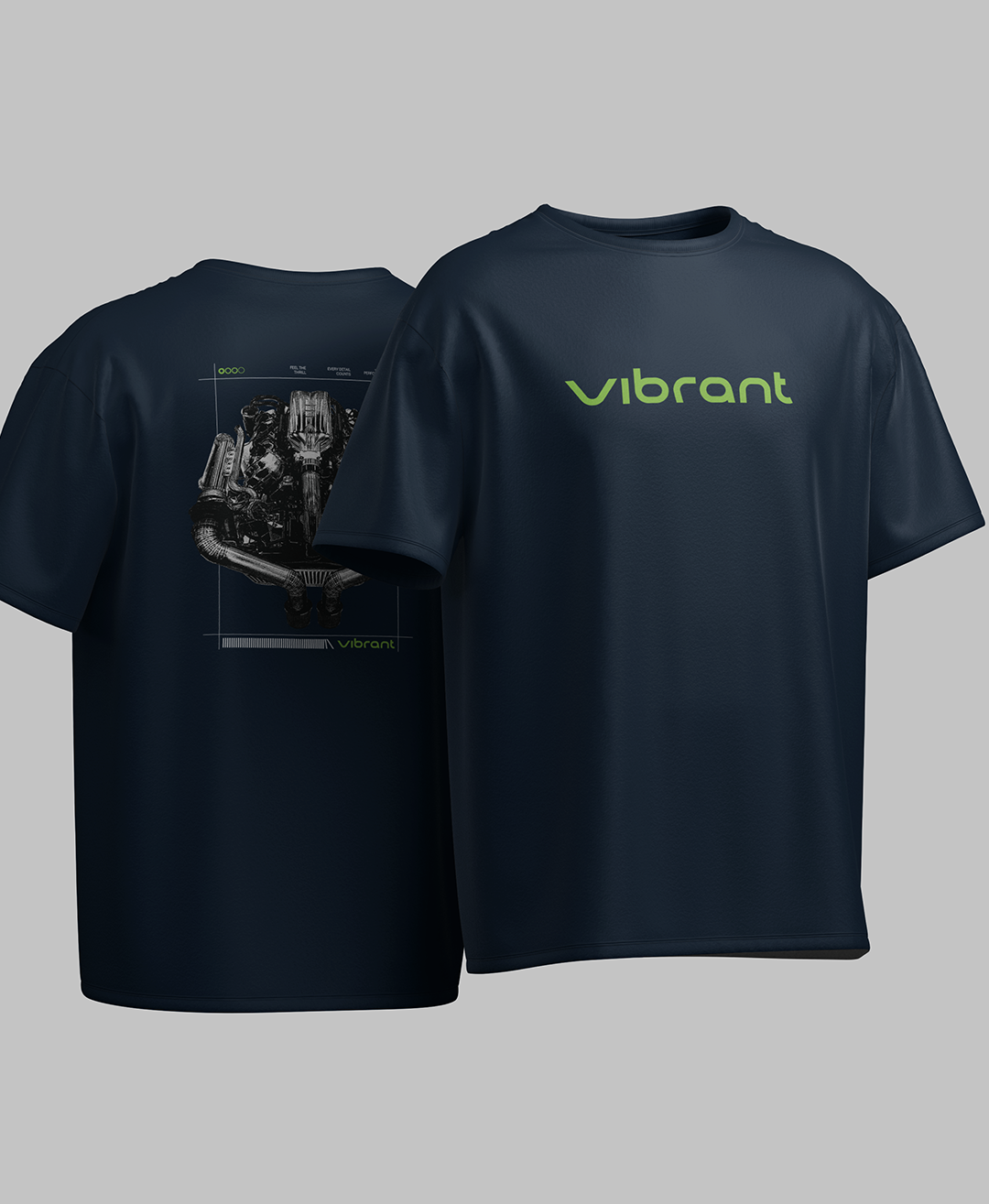 The Voodoo Tee fabric detail and ribbed crew neck