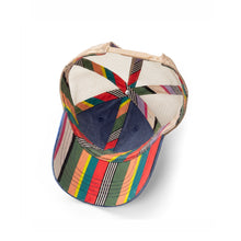 Women's Washed Mesh-Back Cap underside view showing pre-curved visor